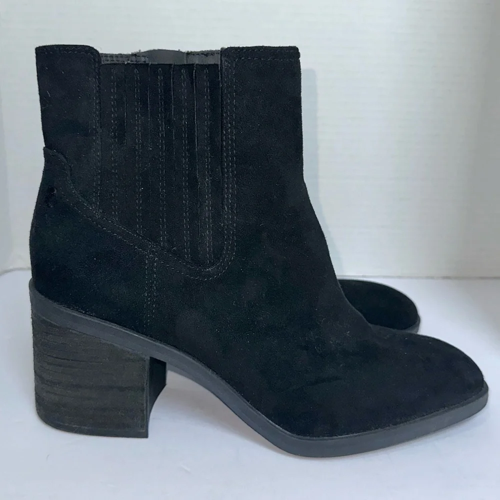 Zodiac Women’s Black Lucinda Ankle Square Toe Suede Look Boots- Size 8.5 - Picture 14 of 14